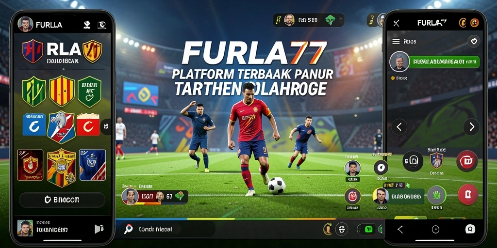 Tampilan utama FURLA77 dengan pilihan taruhan olahraga.