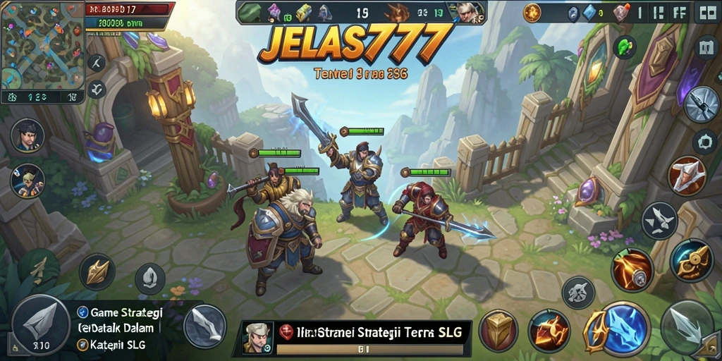 Tampilan gameplay seru dari JELAS777 yang menarik.