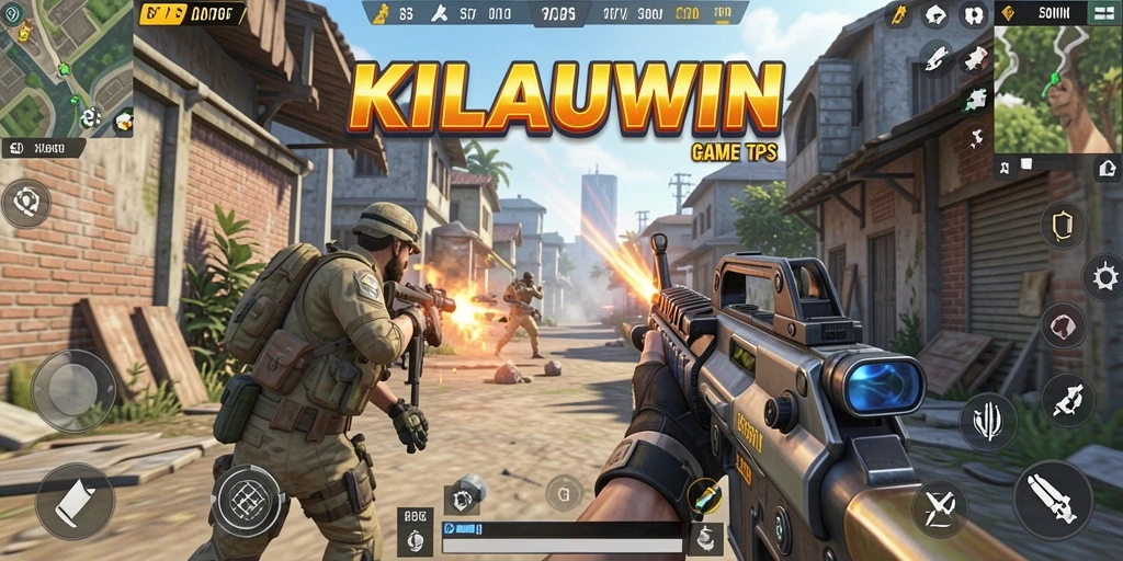 Screenshot gameplay KILAUWIN dengan aksi mendebarkan di medan perang.
