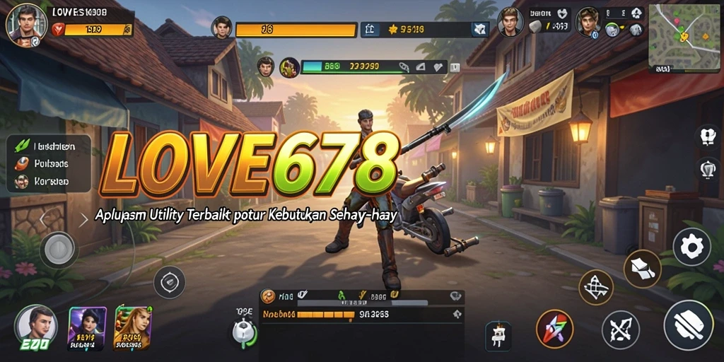 Tampilan utama LOVE678 dengan fitur pengingat yang mudah diakses.