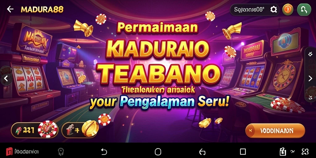 Screenshot gameplay MADURA88 yang menampilkan suasana kasino yang seru.