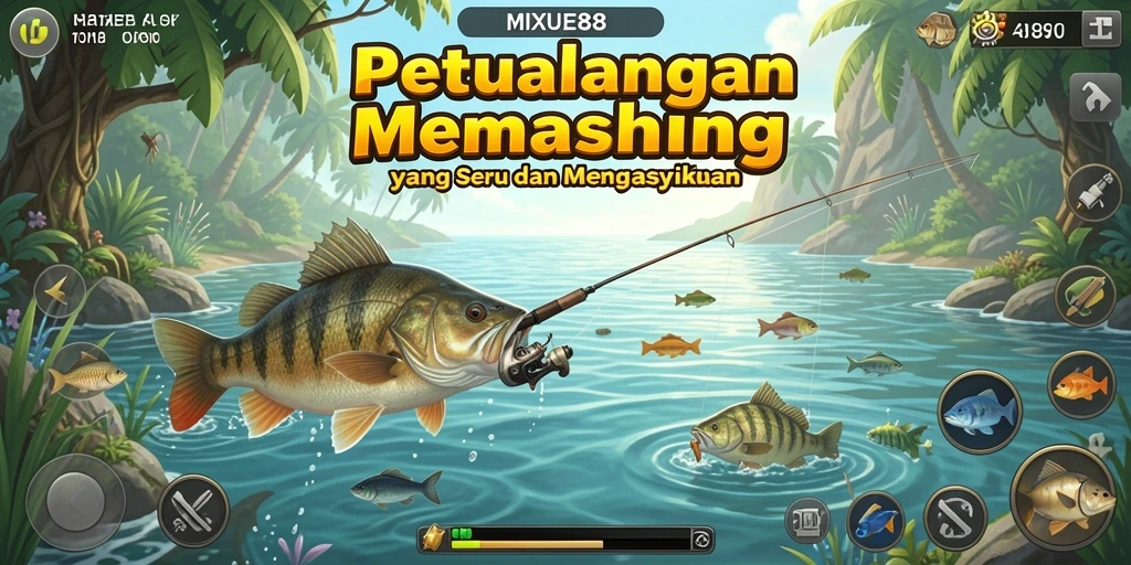 Gameplay menarik MIXUE88 dengan pengalaman memancing yang seru.