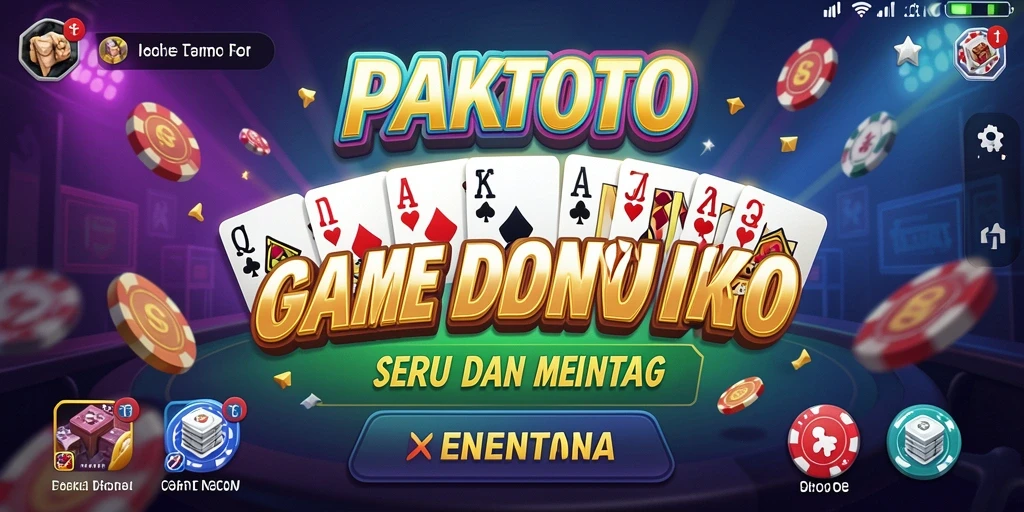 Tampilan menarik dari gameplay PAKTOTO dengan variasi domino.