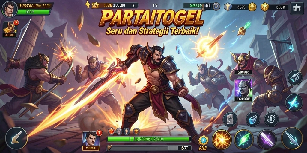 Gameplay seru dengan pertarungan epik dalam PARTAITOGEL.