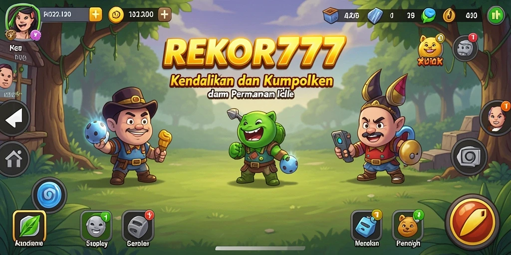 Screenshot PERMAINAN REKOR777 yang menampilkan aksi Idle yang seru.