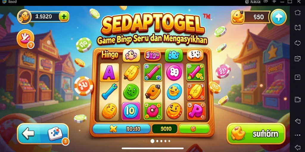 Tampilan gameplay SEDAPTOGEL yang menarik dan interaktif.