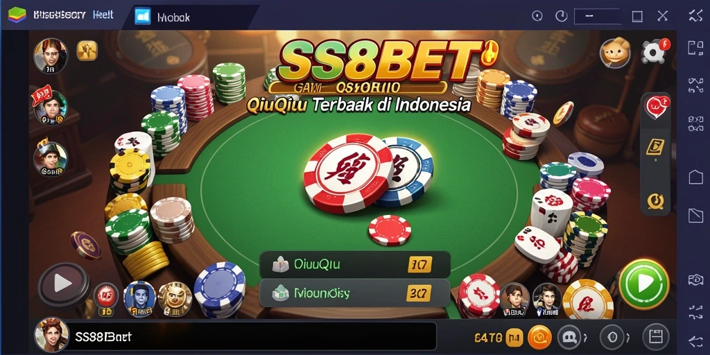 Tampilan gameplay QiuQiu yang menarik dan interaktif.